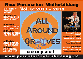 Herzlich Willkommen bei All Around Grooves - der Percussion-Ausbildung!